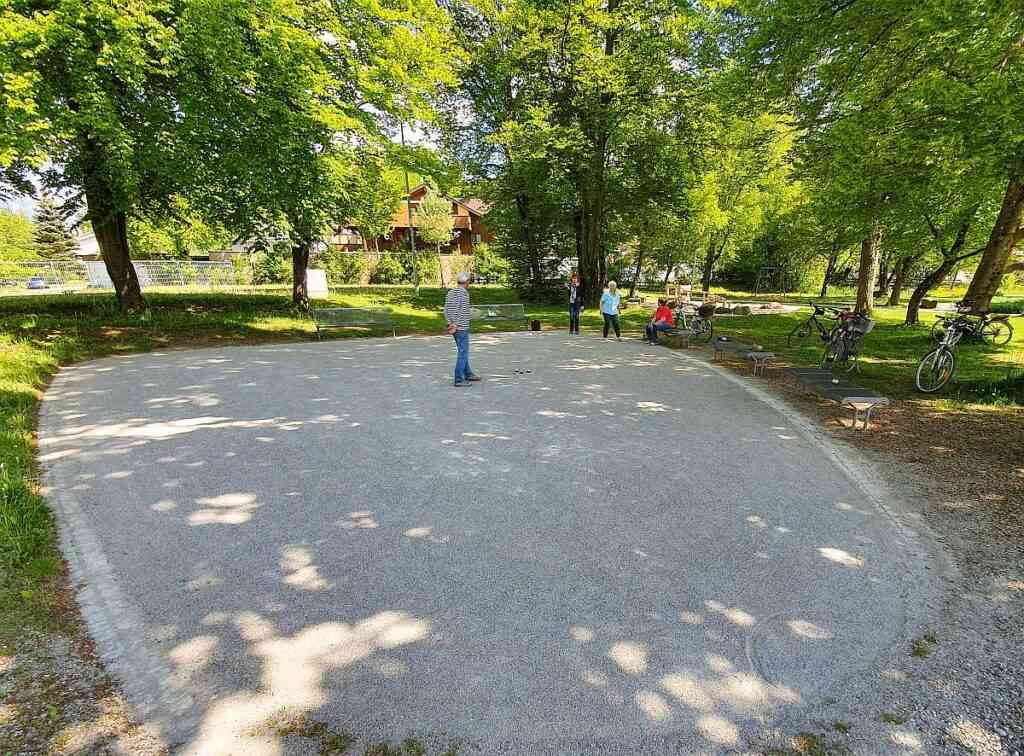 Unser Boule-Platz in Sonthofen